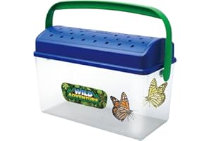 SUNNY DAYS ENTERTAINMENT Wild Adventure Bug Catcher and Critter Shack Includes Tweezers and Magnifying Glass, Stem Toy Habitat for Indoor/Outdoor Insects, Educational Learning 3+