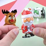 POPOYU 5pk Wind Up Racing Toys Shake Head Walking Spring Jumping Christmas Gift view 4