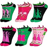 AVIINEN 6/12Pairs Witch Socks Bulk Valentine's Day Gifts Witch Party Favors Novelty Socks for Women Valentine's Day Stuff