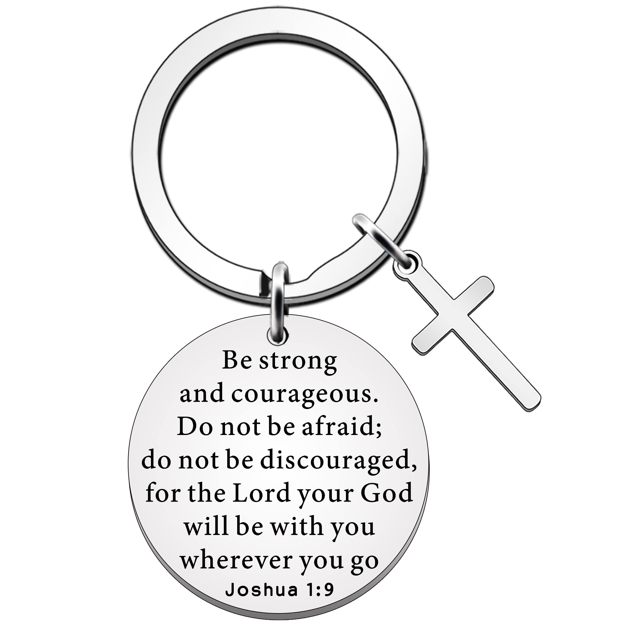 SDOFY Religious Christian Gifts for Women Men - Swearing Encouragement Keyring for Christmas Birthday Graduation - For Girls Boys