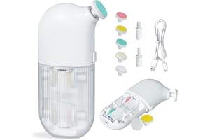 IvyWind Electric Baby Nail File, 7 in 1 Grinding Heads Baby Nail Trimmer, Automatic Baby Nail Clippers for Infant Newborn Tod