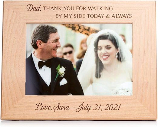 father of the bride picture frame