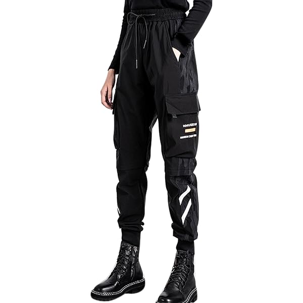 Amazon.com: MEINVQIAOTI Black Cargo Pants for Women Techwear