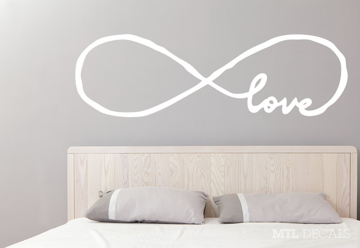 Amazon Com Infinity Love Wall Vinyl Decal Bedroom Wall Sticker Wall Decor Handmade