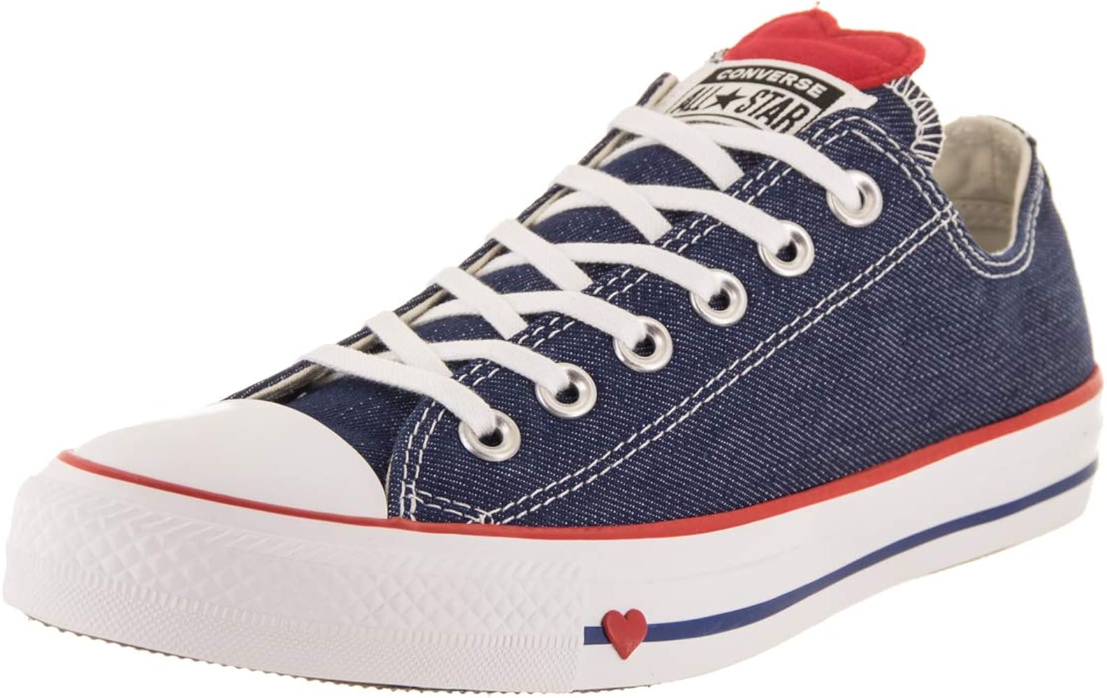 denim converse low top