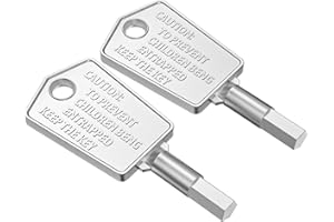 BZTT Haier Refrigerator Lock Key & Freezer Key Replacement - Suitable for GE, Sears, Kenmore & More - 2 Pack