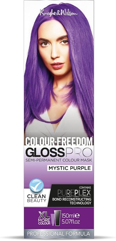 Knight & Wilson Colour Freedom Gloss Pro 150ml Mystic Purple Semi-Permanent