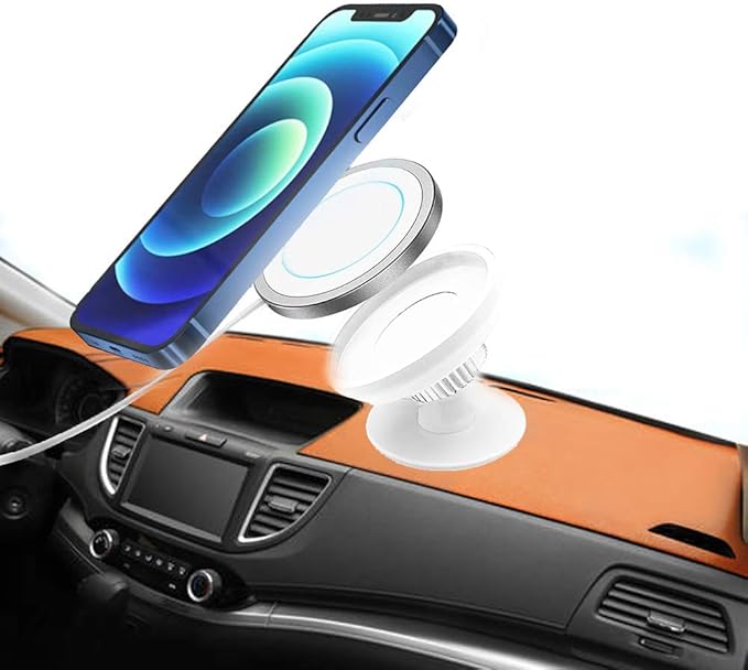 Car Mount for Magsafe, 360 Degree Rotation Dashboard Phone Stand Holder