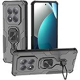 QWYJ WK Funda para Redmi Note 15 Pro 4G Case Uso Rudo con Metálico Soporte 360°, Protector de Cámara, Protección Total Anti-C