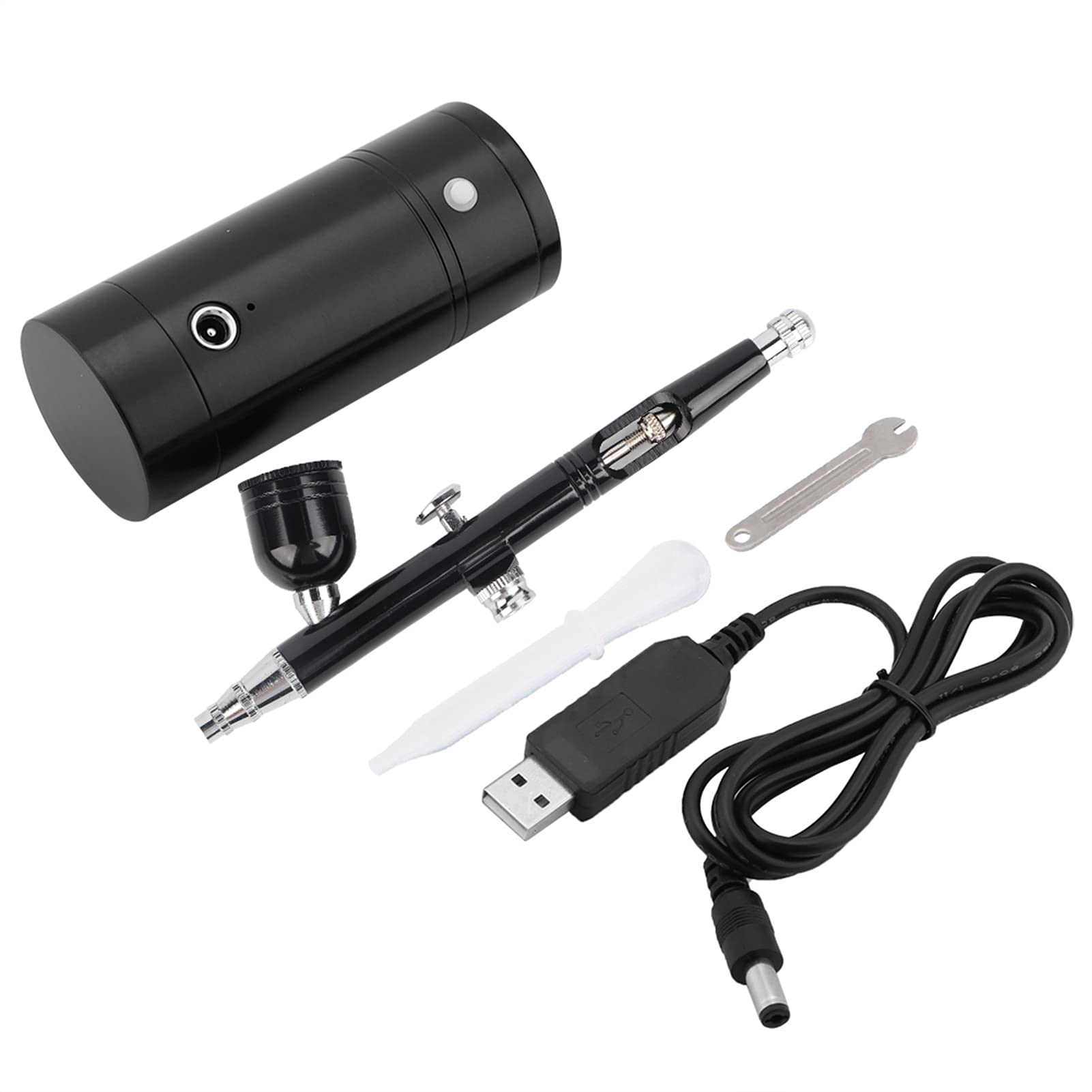 Mini Airbrush Kit 0.3mm Nozzle 7CC Capacity Airbrush Gun for Model Painting Art Supplies Professional Detailing