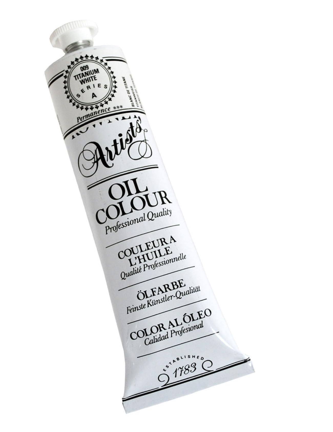 Daler-Rowney Artists Oil Colour 200 ml Titanium White, Professional Artists