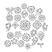 Lot 25pcs bridal and wedding brooch button bouquet kit set Brooches for women