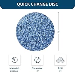 Benchmark Abrasives 2" Quick Change Zirconia