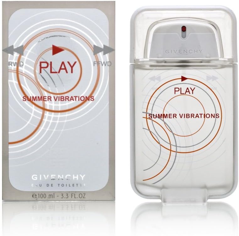 Play Summer Vibrations by Givenchy for Men 3.4 oz Eau de Toilette Spray