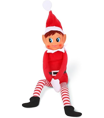 Amazon.com: Set of 4 Christmas Elves Plush Figurines for Holiday