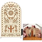 Mexico Theme Arch Stand Covers Fiesta Wedding Party Elastic Fabric Background Birthday Baptismx Baby Shower Decor Props (75x180cm(W30''H72''),G-3741)