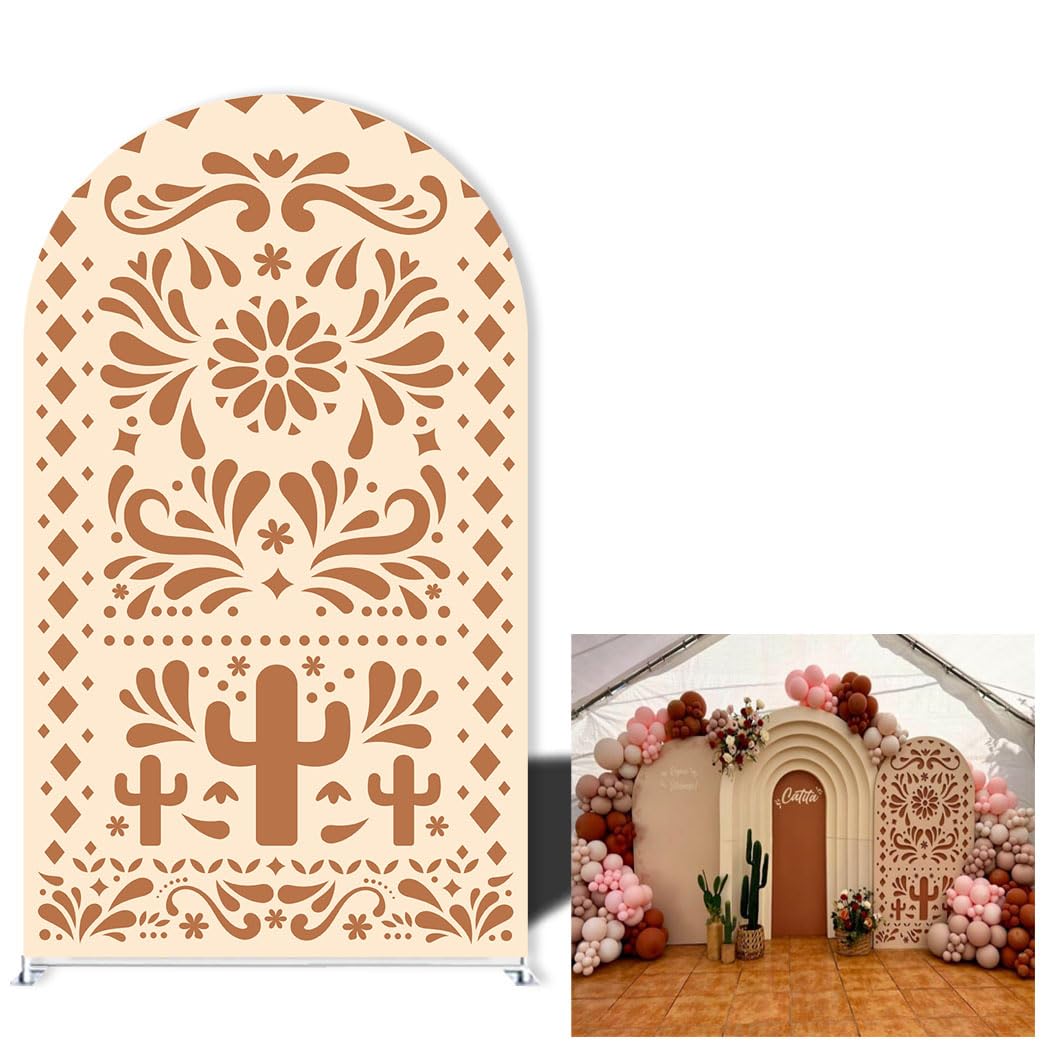 Photo 1 of Mexico Theme Arch Stand Covers Fiesta Wedding Party Elastic Fabric Background Birthday Baptismx Baby Shower Decor Props (75x180cm(W30''H72''),G-3741)