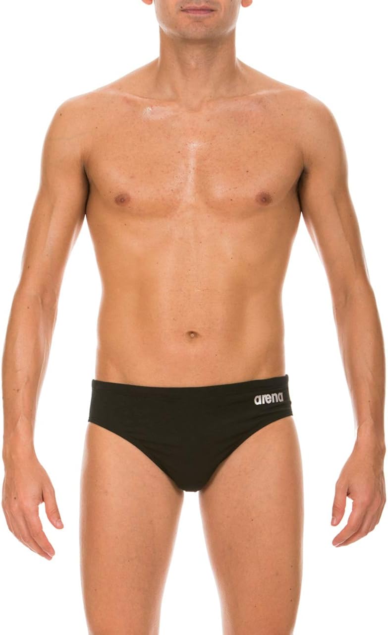 Arena Men's Skys 3-inch Brief Athletic Training Swimsuit, MaxLife Chlorine Resistant Fabric : Athletic Swim Briefs : Clothing