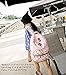 BLUBOON Backpack for School Girls Teens Kids Bookbags Set Women Laptop Bag Lunch Bag Clutch Purse (Pink - Floral 01)
