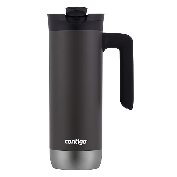 CONTIGO SUPERIOR 2.0 STAINLESS STEEL TRAVEL MUG WITH HANDLE WITH SNAPSEAL LID, 20OZ.