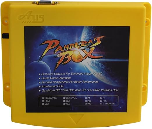 Amazon 英語版 パンドラの箱5s Pandora S Box 5s マルチゲームjammaボードvga出力999 Arcade アーケードゲーム機 基盤 基板マシンjammaアクセサリdiyキットのサポートlcdとcrt アーケードゲームマシンコレクション ゲーム