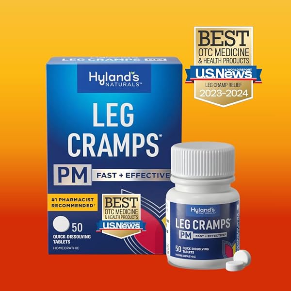 HYLAND’S LEG CRAMPS PM, 50 TABLETS EA (PACK OF 4)