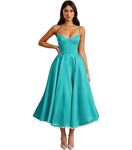 silky sage green dress PrettyLittleThing Women's Shape Satin Contrast Mesh Panel Maxi in modest sage green dress main image 1