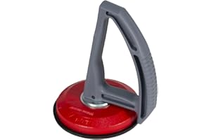 RUBI RM Rough Surface Suction Cup - Heavy Duty Tile Suction Tool, Ergonomic Handle, 55 lb Capacity, Ideal for Textured and Rough Surfaces