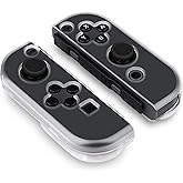OSTENT Crystal Clear Hard Cover Case Guards for Nintendo Switch Joy-Con Controller