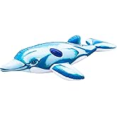 SWIMLINE Original Inflatable Dolphin Pool Float Floatie Ride-On for Swimming Pools | Large Rideable Blow Up Summer Beach Swimming Party Lounge Big Raft Tube Decoration Toys for Kids Adults