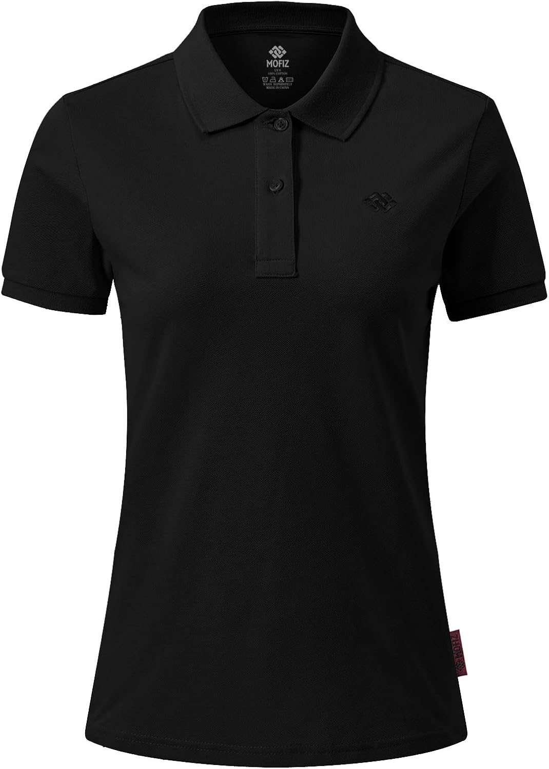 MoFiz Women's Golf Polo Shirt Short Sleeve Quick Dry Athletic Sport Active Tennis wear Slim Fit at  Women’s Clothing store