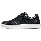 FLUX FOOTWEAR Adapt Leather Trainer – Full Grain Leather Sneakers with Zero Drop, Wide Toe Box & Flexible Traction for Walking, Casual Wear, Urban Lifestyle