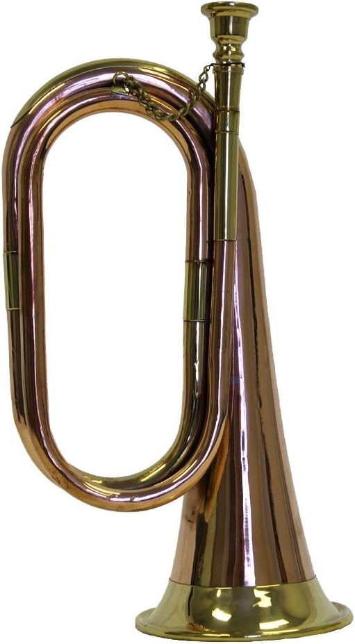 Brass and Copper Bugle - Cavalry US British Army: Musical Instruments
