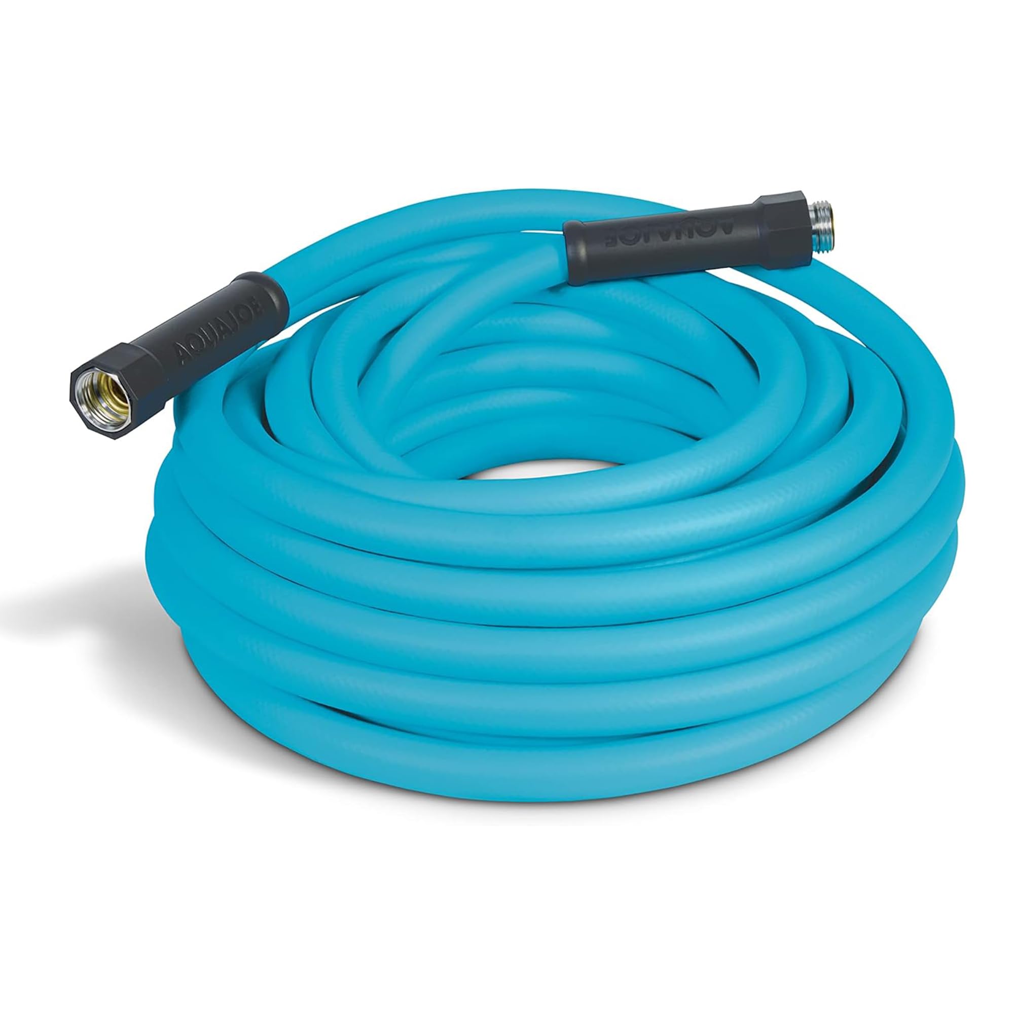 Photo 1 of Aqua Joe 50' Professional Grade Garden Hose with Dual Swivel Grenade Grips, Kink-Free and Abrasion Resistant Flexible Hybrid Polymer, AJPGH50-PRO