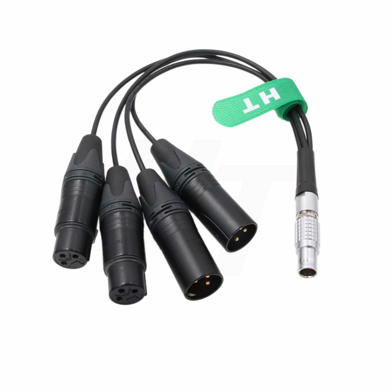 10pin to 3pin XLR Breakout Audio Cable for Atomos Shogun Inferno, Ninja Inferno, Shogun Flame, Shogun (IO-S10pin)