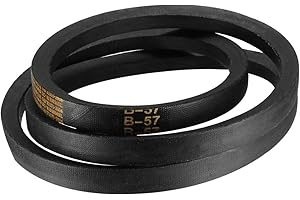 uxcell B-57 V-Belts 57" Inner Length, B-Section Rubber Drive Belt