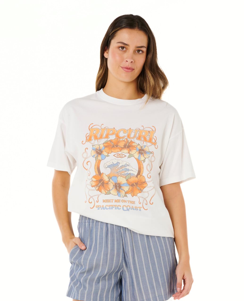 Rip Curl Women's Heritage Crew Neck Short Sleeve