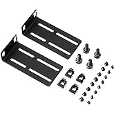 Rack Mount Kit Universal Adjustable 19 Inch Rack Ears for HP/ProCurve/Aruba/OfficeConnect/HPE and Other Switches