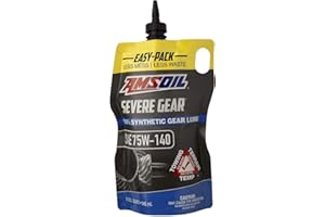 Amsoil SVOPK 100% Synthetic Extreme Pressure (EP) SEVERE GEAR Lube, Quart Easy-Pack (75W-140)