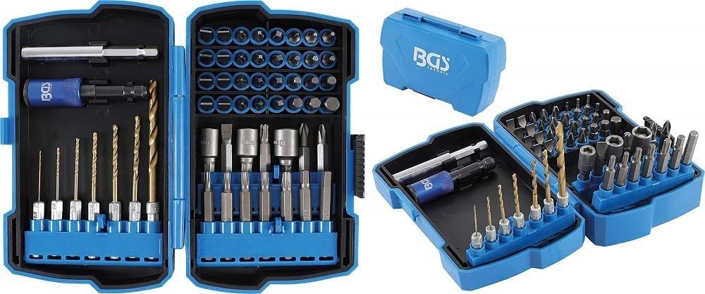 BGS 4811 | Drill and Bit Set | 6.3 mm (1/4") Drive | 55 pcs.