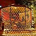 Joomer 12ft x 5ft 360 LED Christmas Net Lights,8 Modes Low Voltage Mesh Fairy String Lights for Christmas Trees, Bushes, Wedding, Garden, Outdoor Decorations (Transparent Wire)(Warm White)