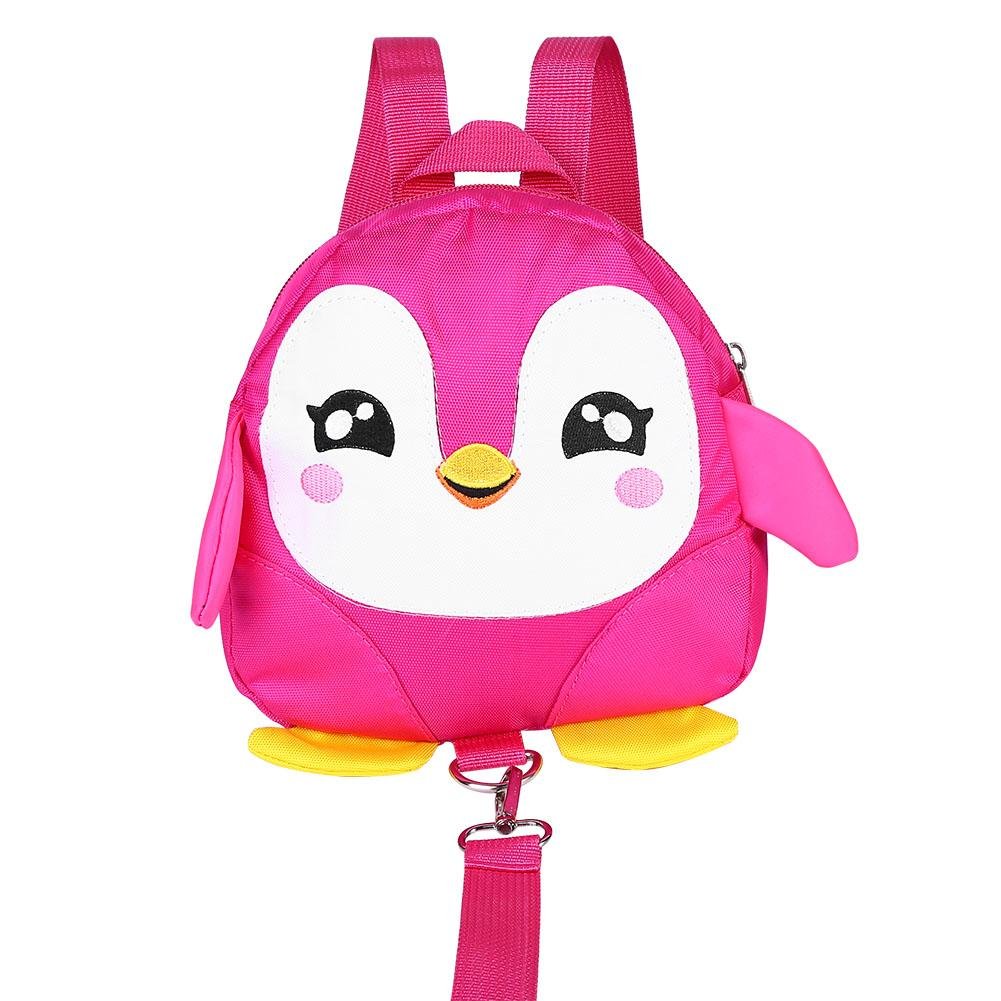 Hztyyier Baby Harness Backpack Toddler Walking Safety Backpack with Cartoon Pattern and Anti-Lost Travel Bag Harness for 1-3 Years Old Baby(Pink) Hats and Children'S Accessories