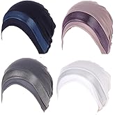 JDYaoYing 4 Pack Womens Muslim Inner Hijab Caps Under Scarf Hijab Hair Cover Head Wear Cap Bonnet Chemo Hat