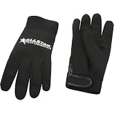 Allstar Performance ALL99941 Black Large Gloves with Logo - Pair