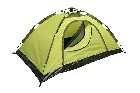 Yellowstone Zelt für 2 Personen, kann schnell aufgebaut werden, Grün, 210 x 140 x 95 cm