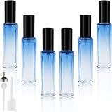 LOPHE 10ml Perfume Atomiser Set, Refillable Glass Spray Bottles 6 Pcs Gradient