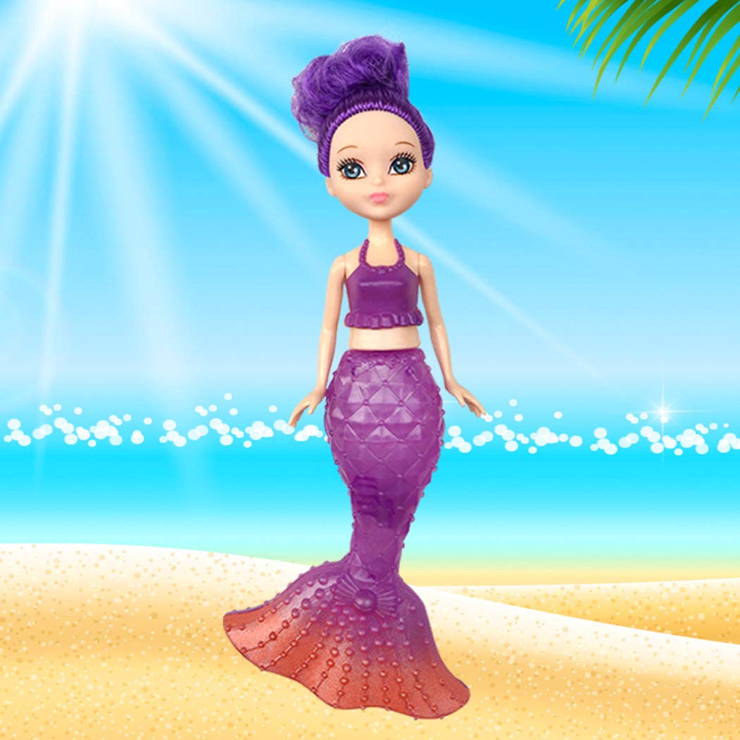 Wwweyi Wekold Flash LED Light Swimming Mermaid Princess Educational Doll Girls Toy Gift Dolls