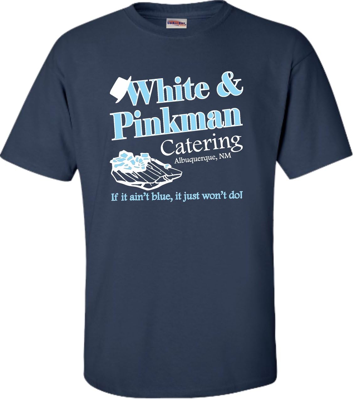 Adult White & Pinkman Catering Funny T-Shirt