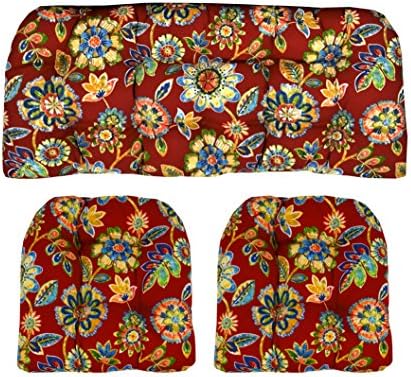 Indoor/Outdoor Wicker Cushions Two U-Shape