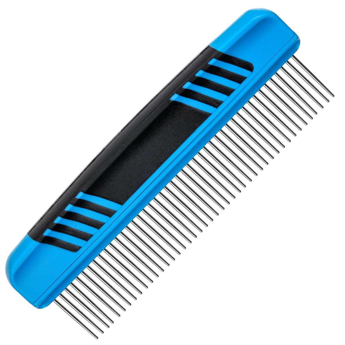 GROOM PROFESSIONAL Rotating Tooth Dog Comb - Dog Grooming Comb - Features Spring Controlled Teeth which Retract & Rotate with the Contours of the Body - Helps Reduce Hair Pulling